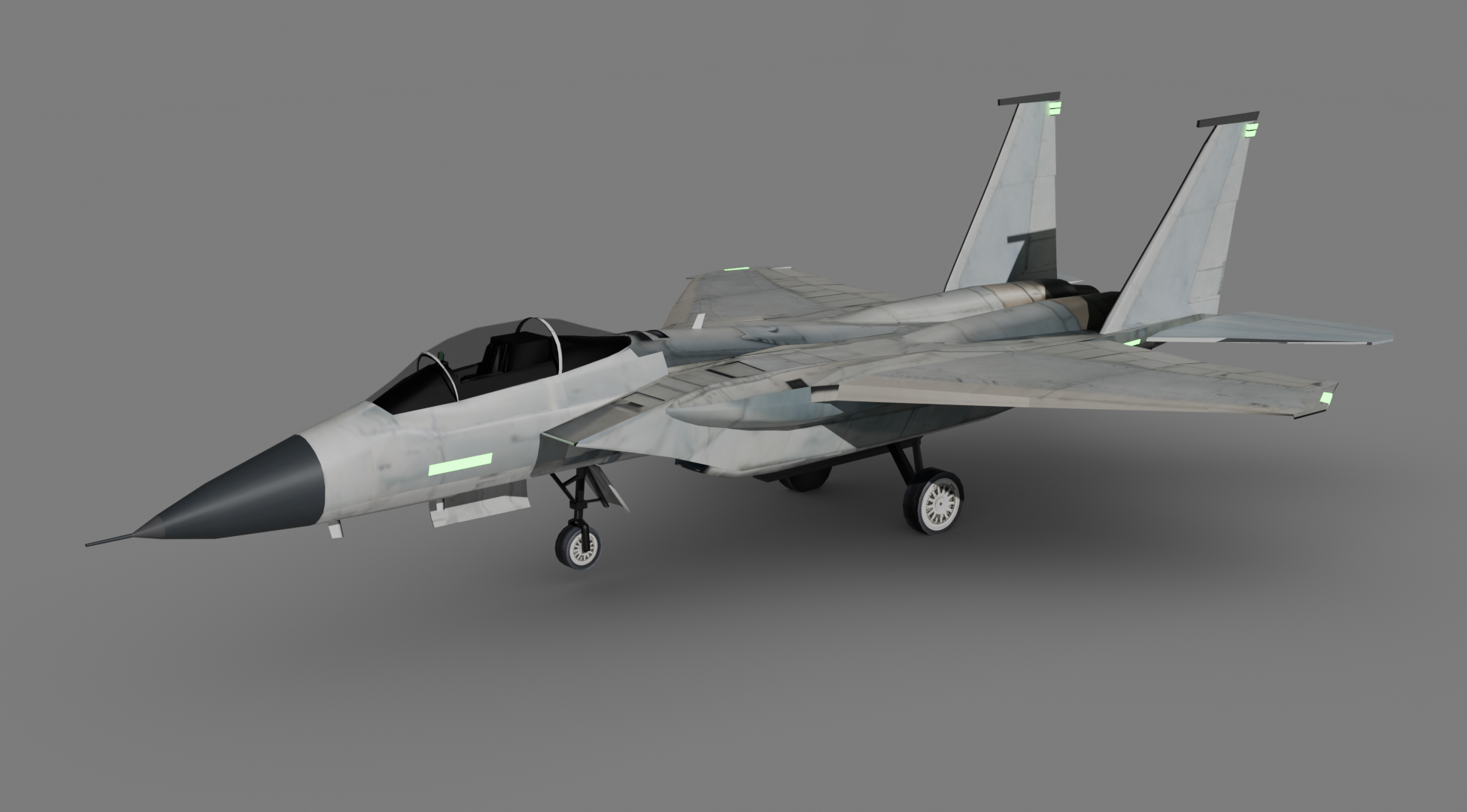 Fighter jet 3D model